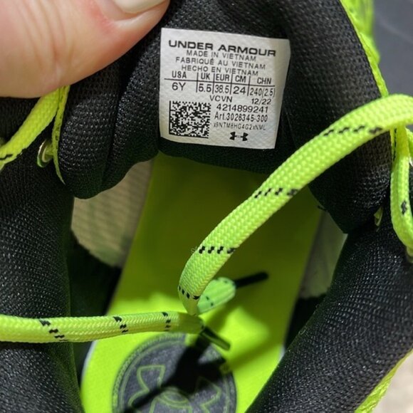 Under Armour Spotlight Select 3 MC AA Jr. Youth Football Cleats - Picture 6 of 7